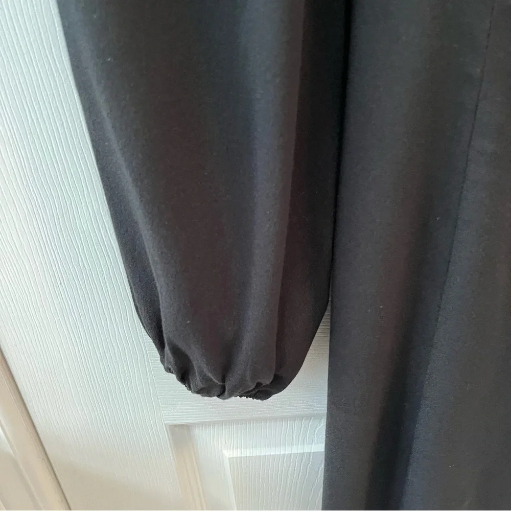 Wilfred Women’s Juliet Corset Novella Black Mini Dress Long Sleeve Ruching 14 - Picture 13 of 17